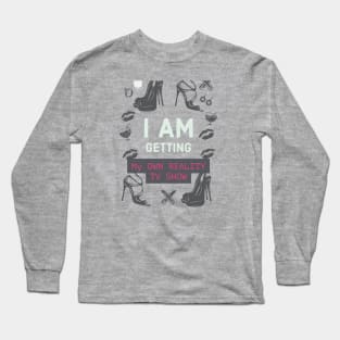 Fasbytes Reality I am My own reality TV Show Pink Long Sleeve T-Shirt